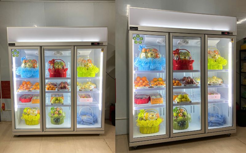tủ mát 3 cánh kính wintercool