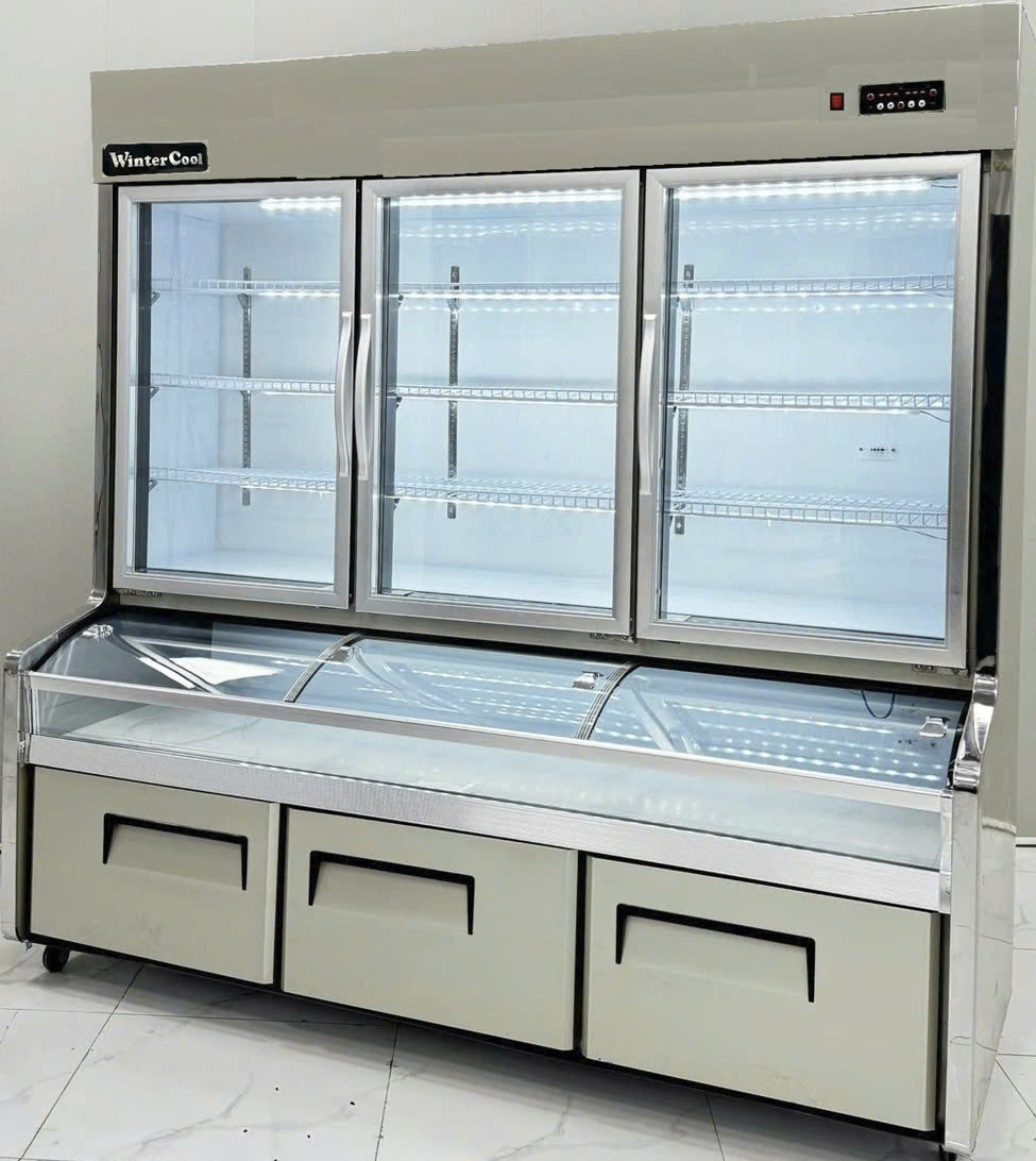 Tủ trưng bày 3 chế độ 3 cánh WinterCool (Mát - Đông Mềm - Đông Cứng) - Ảnh 3