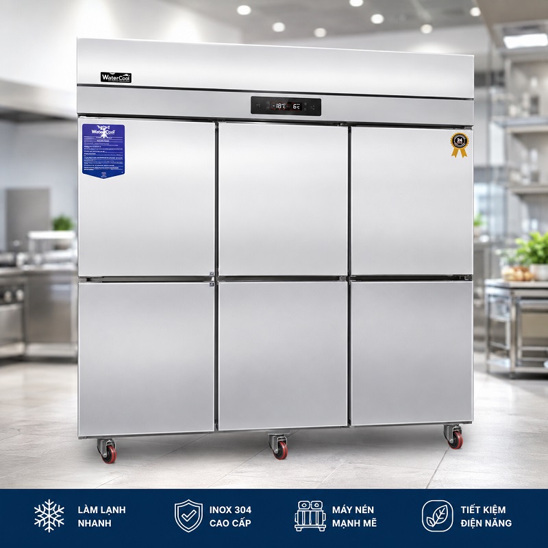 Tủ đông 6 cánh WinterCool - Quạt Gió