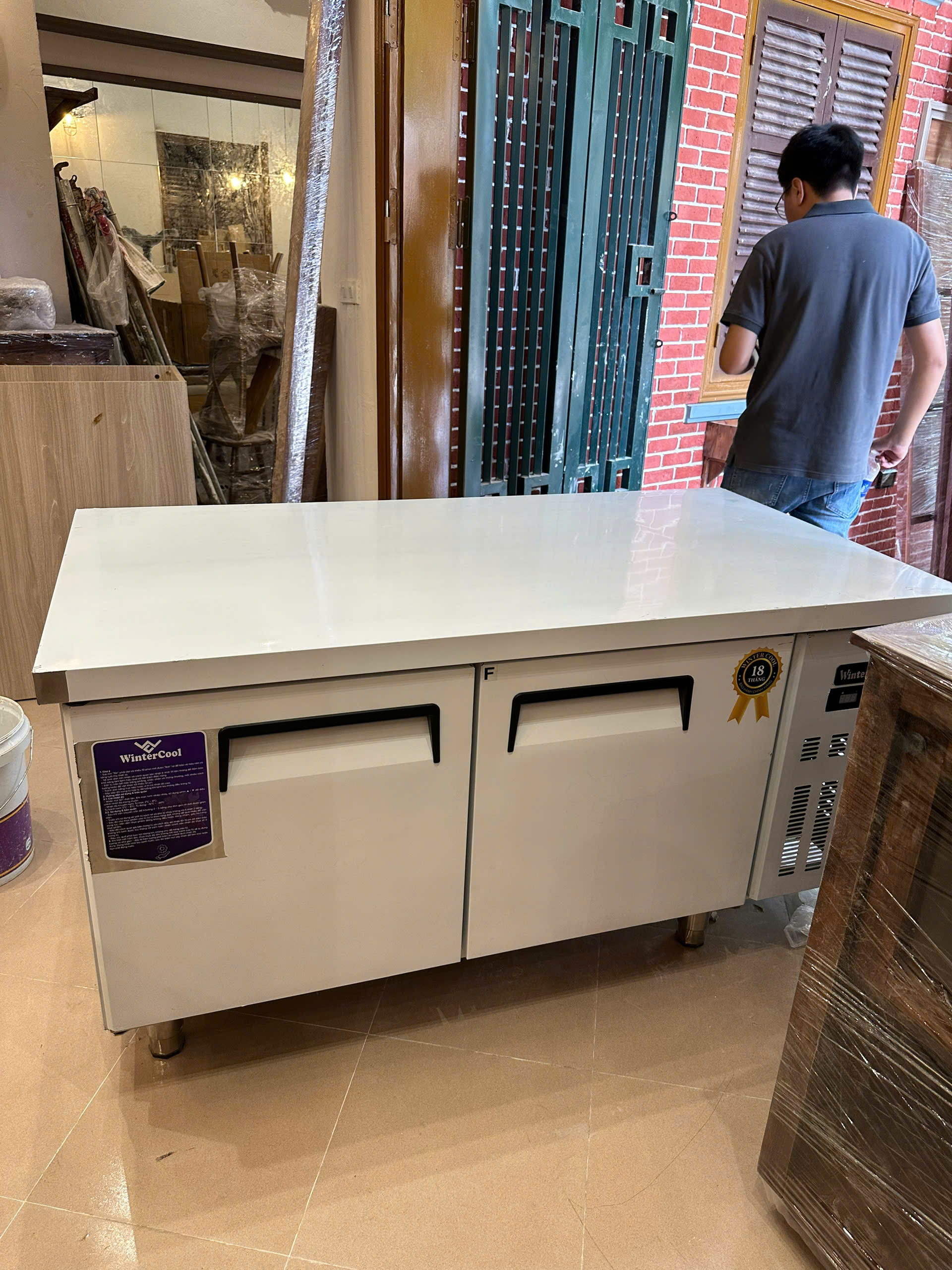 Tủ đông bàn chặt 1m2 WinterCool - Trực tiếp - Ảnh 4
